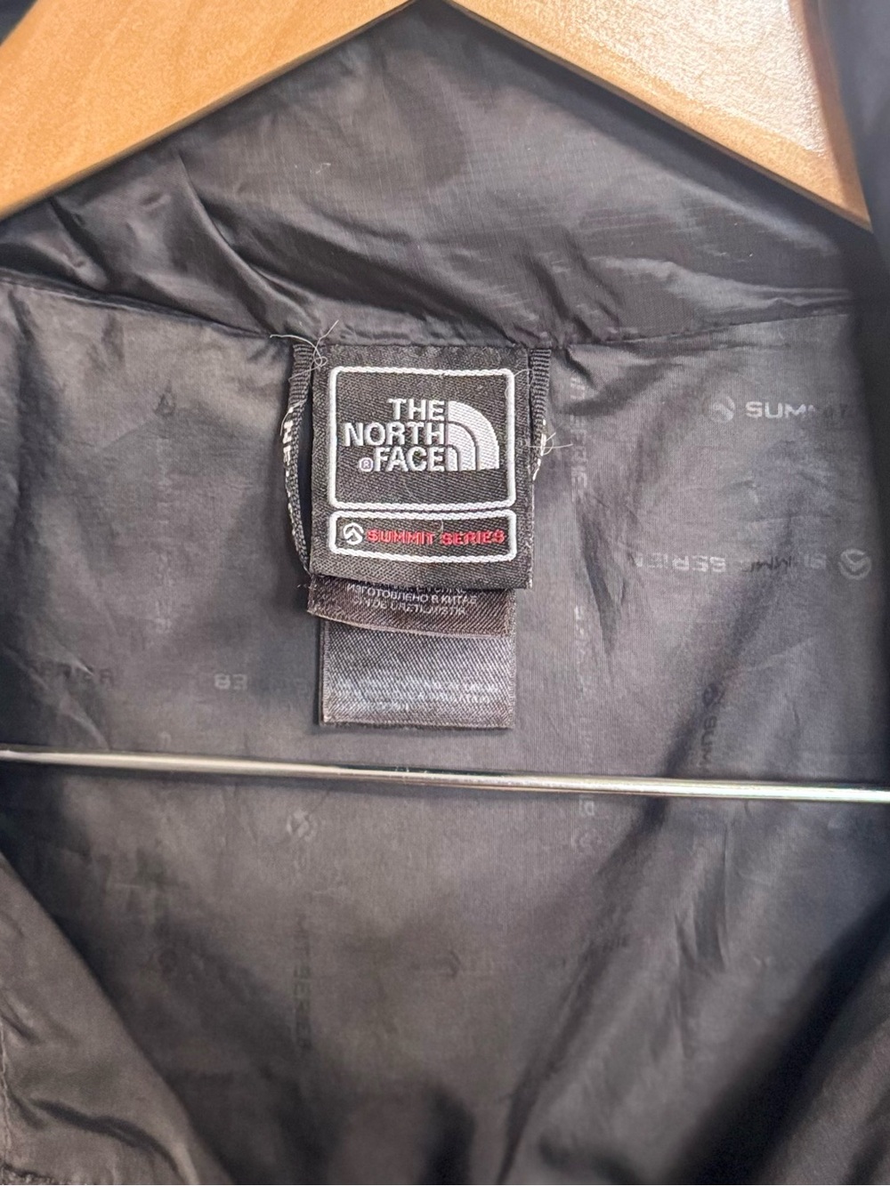Vtg The North Face Men's Summit Series Thunder Down Jacket 800 Size L in Black - Picture 9 of 11